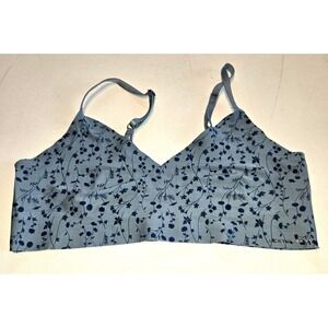 Lucky Brand Blue Floral Bra